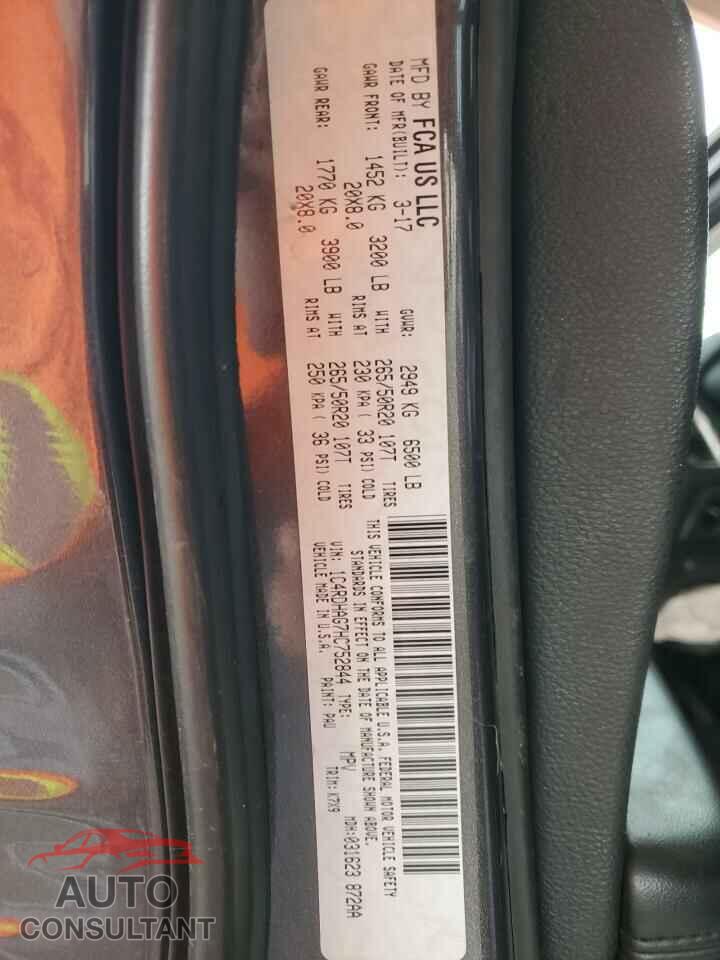 DODGE DURANGO 2017 - 1C4RDHAG7HC752844