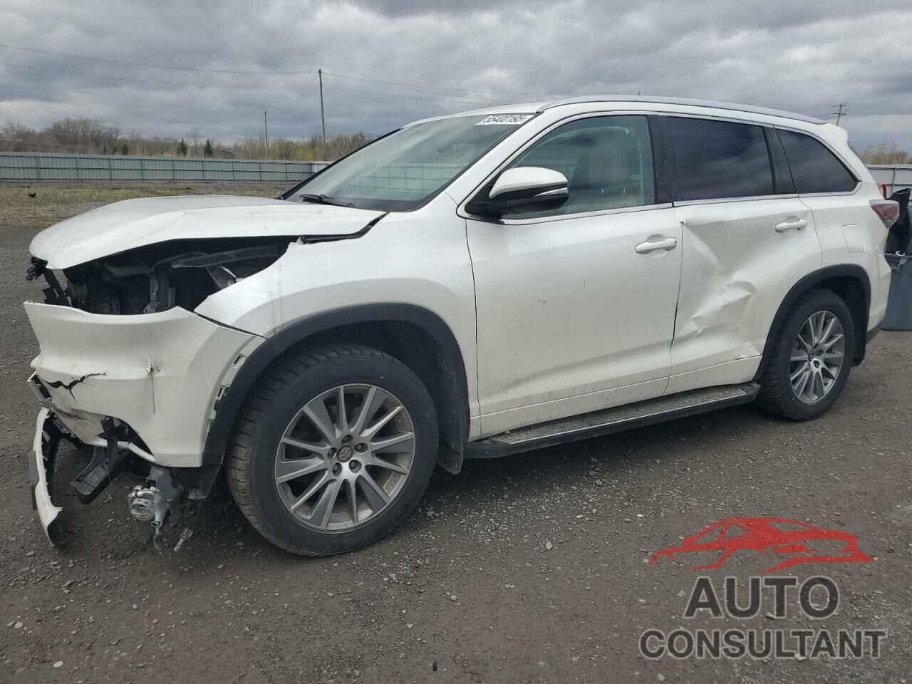TOYOTA HIGHLANDER 2016 - 5TDJKRFH7GS341273