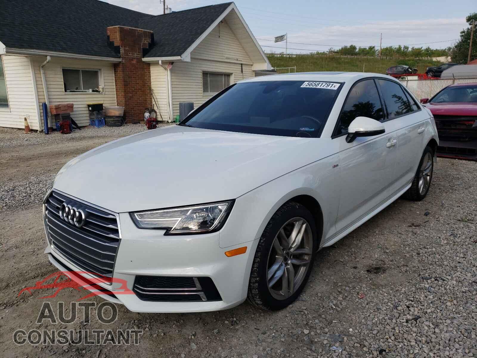 AUDI A4 2017 - WAUDNAF43HN051202