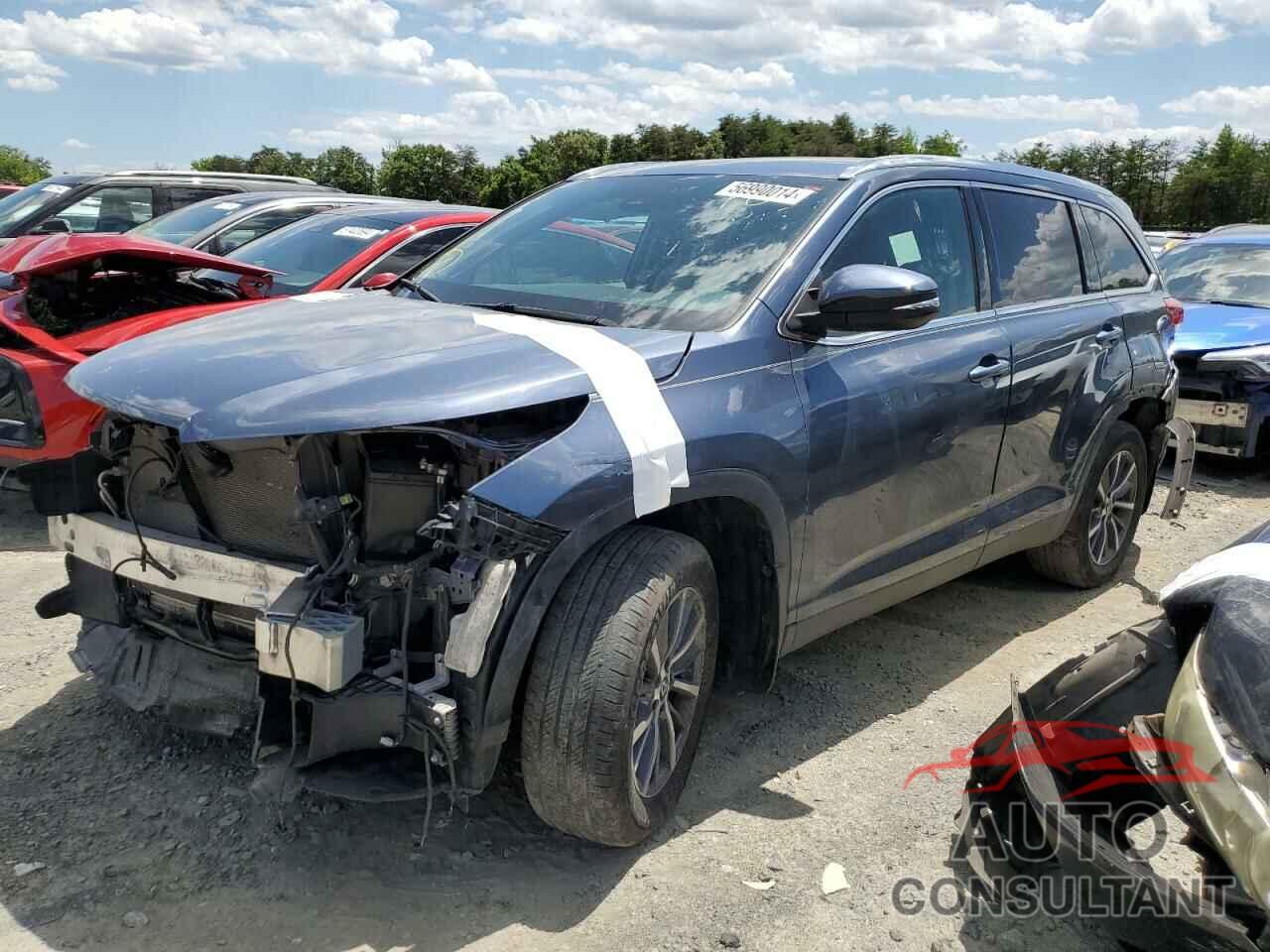 TOYOTA HIGHLANDER 2019 - 5TDJZRFH7KS711495