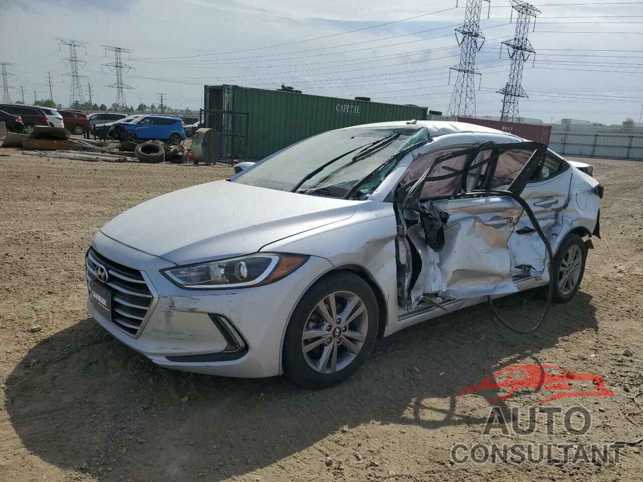 HYUNDAI ELANTRA 2017 - KMHD84LFXHU147041