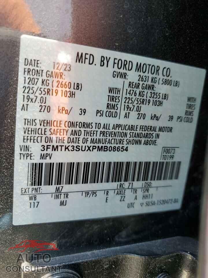 FORD MUSTANG 2023 - 3FMTK3SUXPMB08654