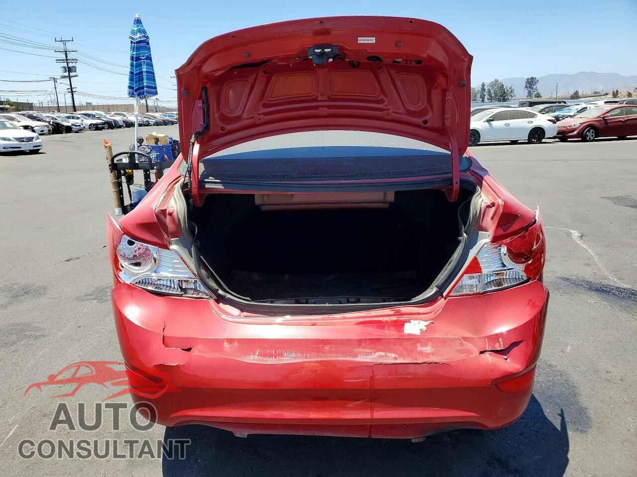 HYUNDAI ACCENT 2012 - KMHCU4AE9CU220636