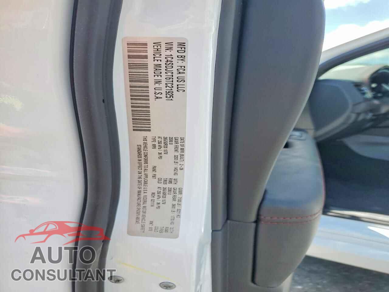 DODGE DURANGO 2026 - 1C4SDJCT6TC219251