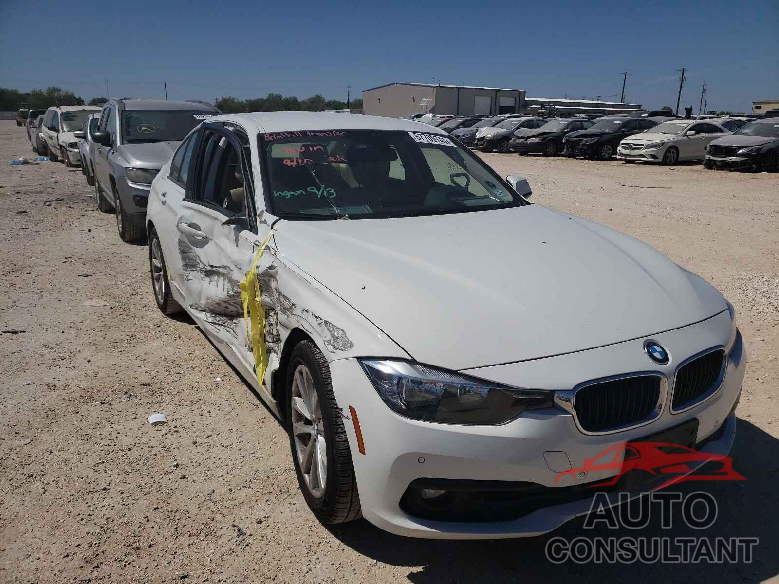 BMW 3 SERIES 2017 - WBA8E1G3XHNU16854