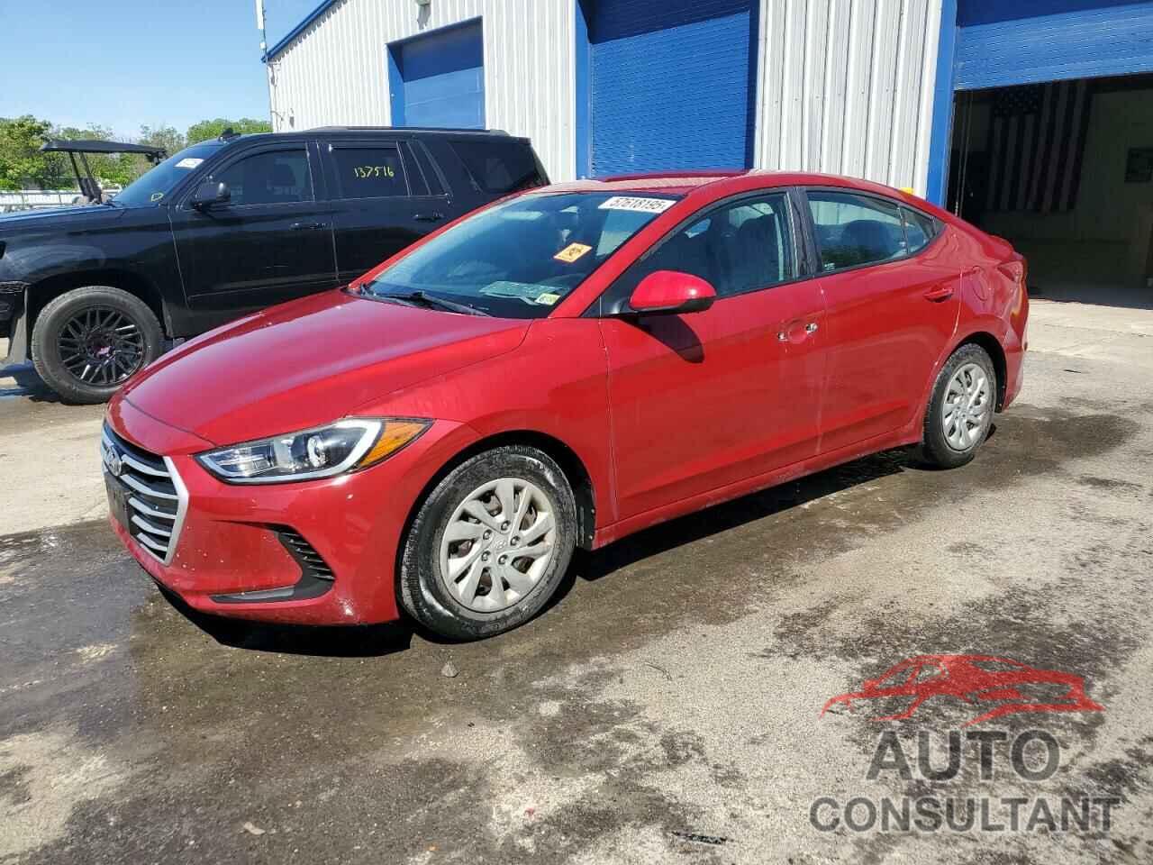 HYUNDAI ELANTRA 2017 - KMHD74LF4HU394347