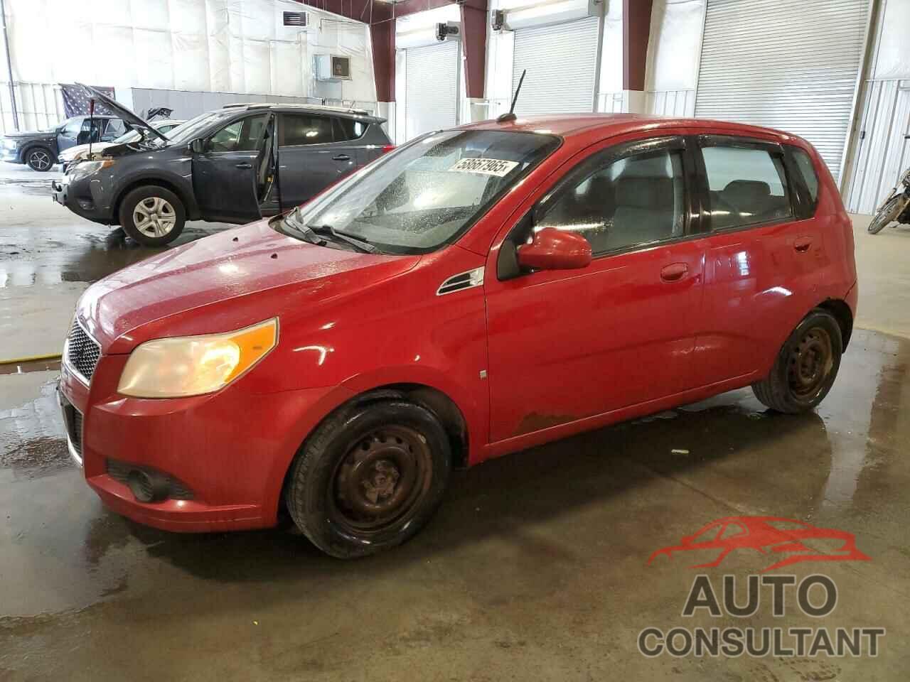 CHEVROLET AVEO 2009 - KL1TD66E19B311906