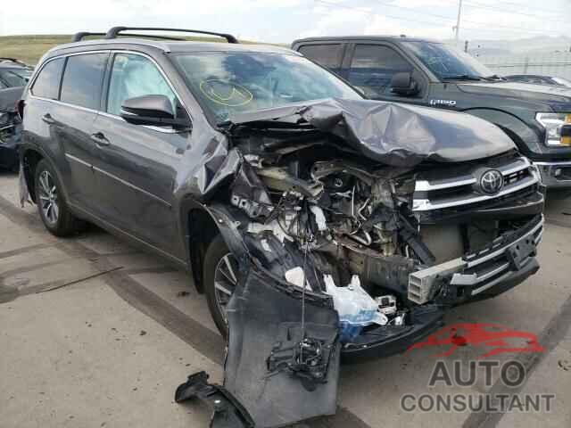TOYOTA HIGHLANDER 2018 - 5TDJZRFH6JS541936