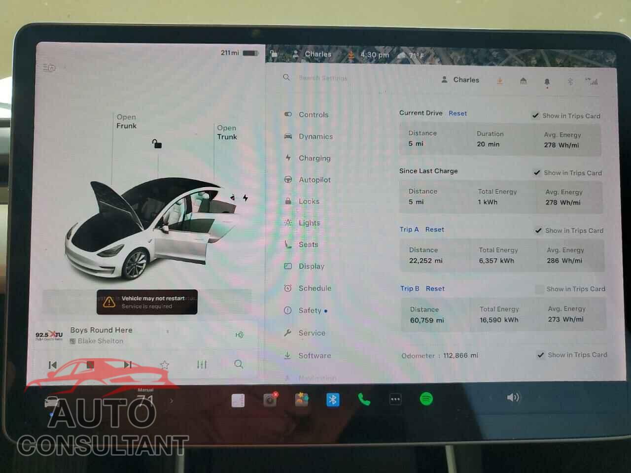 TESLA MODEL 3 2018 - 5YJ3E1EB3JF112292