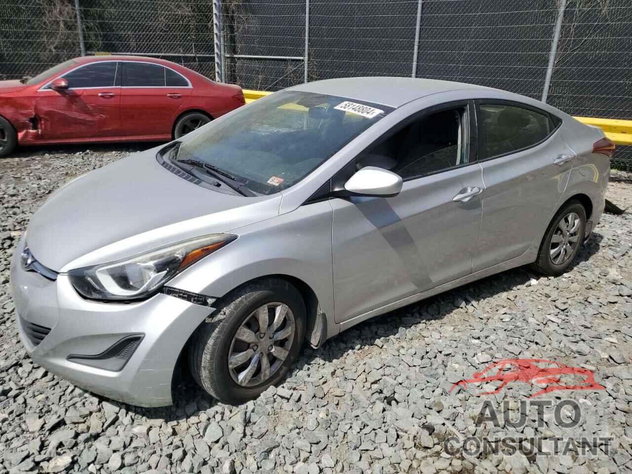 HYUNDAI ELANTRA 2016 - KMHDH4AE9GU546421