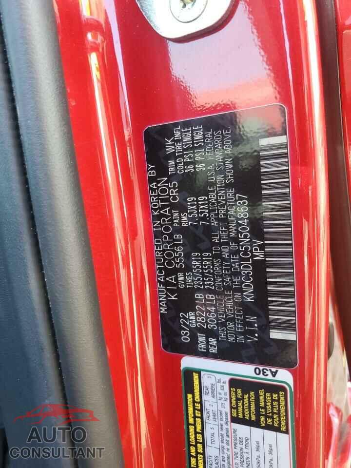 KIA EV6 LIGHT 2022 - KNDC3DLC5N5048637