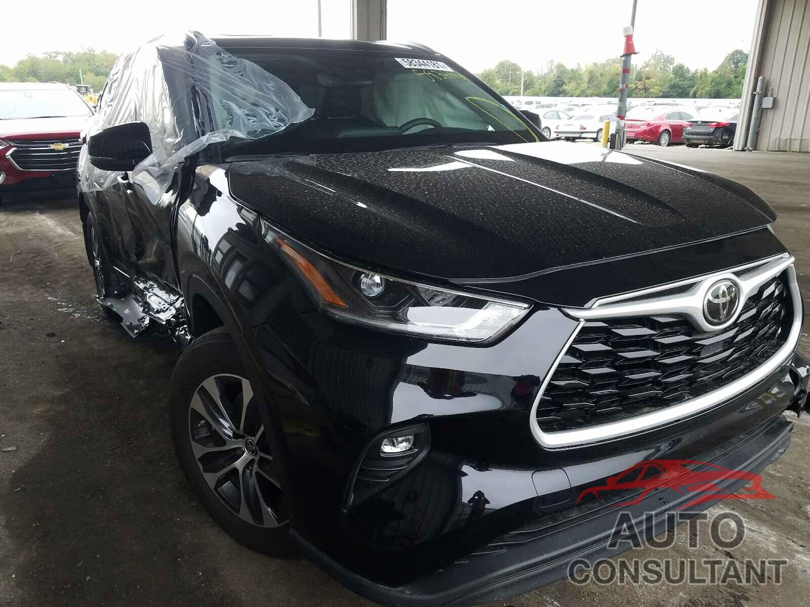 TOYOTA HIGHLANDER 2021 - 5TDGZRBH8MS076077