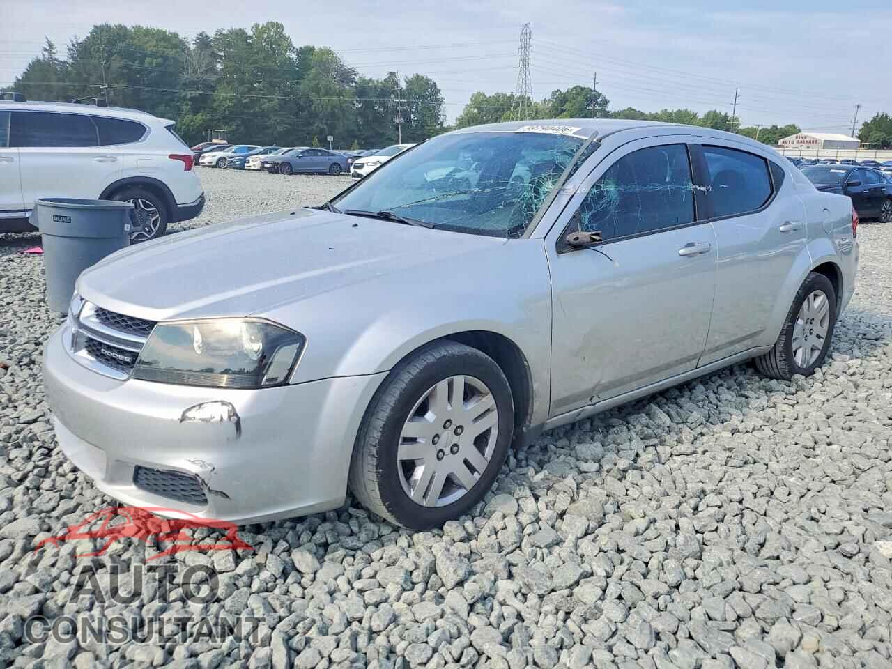 DODGE AVENGER 2012 - 1C3CDZAB4CN193416