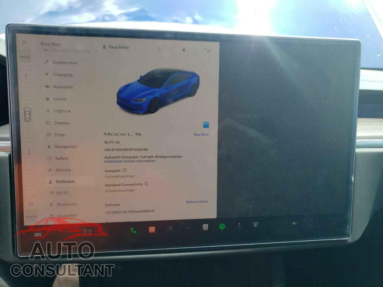 TESLA MODEL S 2023 - 5YJSA1E51PF500048