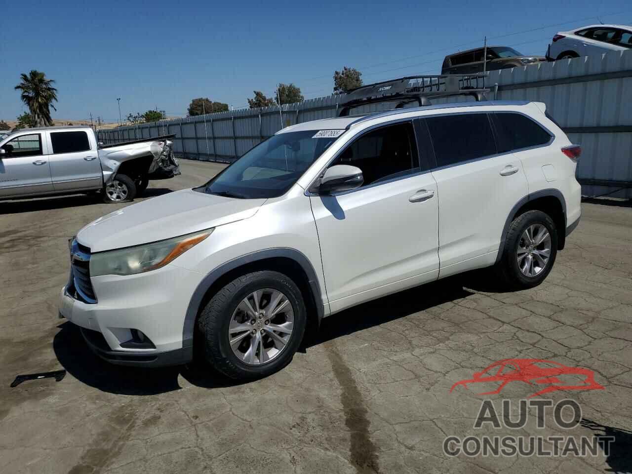 TOYOTA HIGHLANDER 2015 - 5TDJKRFH9FS128128