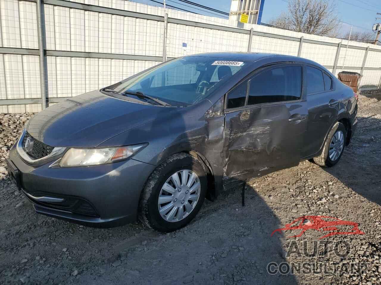 HONDA CIVIC 2013 - 19XFB2F58DE058387
