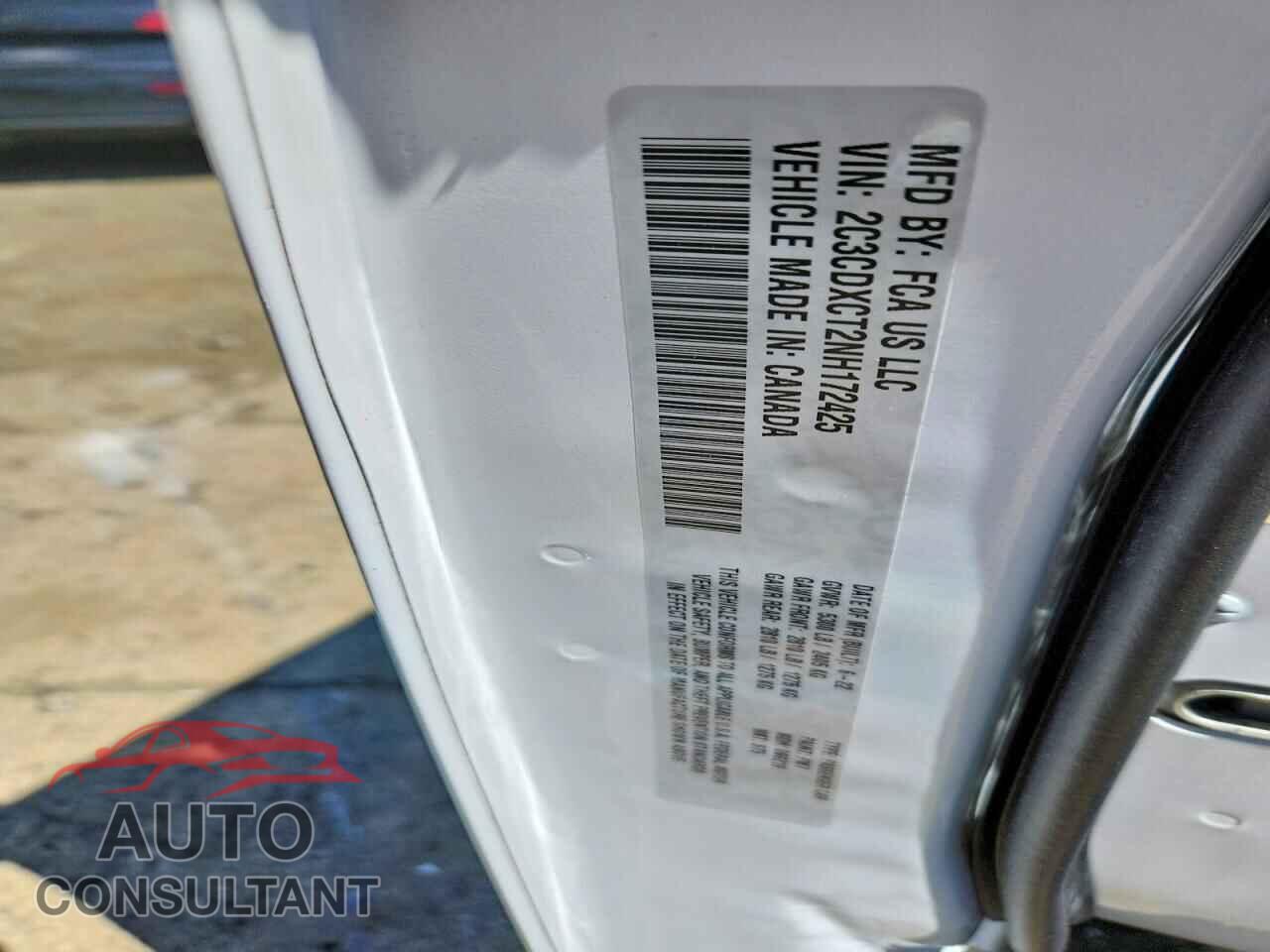 DODGE CHARGER 2022 - 2C3CDXCT2NH172425