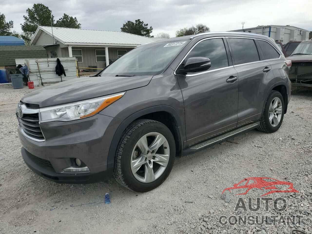 TOYOTA HIGHLANDER 2015 - 5TDDKRFH9FS184714