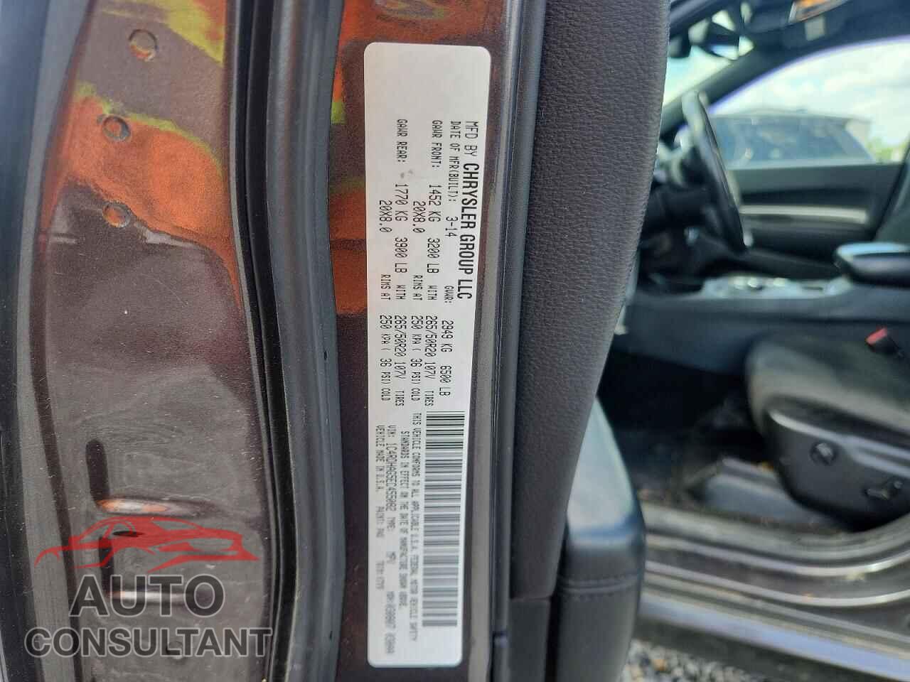 DODGE DURANGO 2014 - 1C4RDHAG5EC455082
