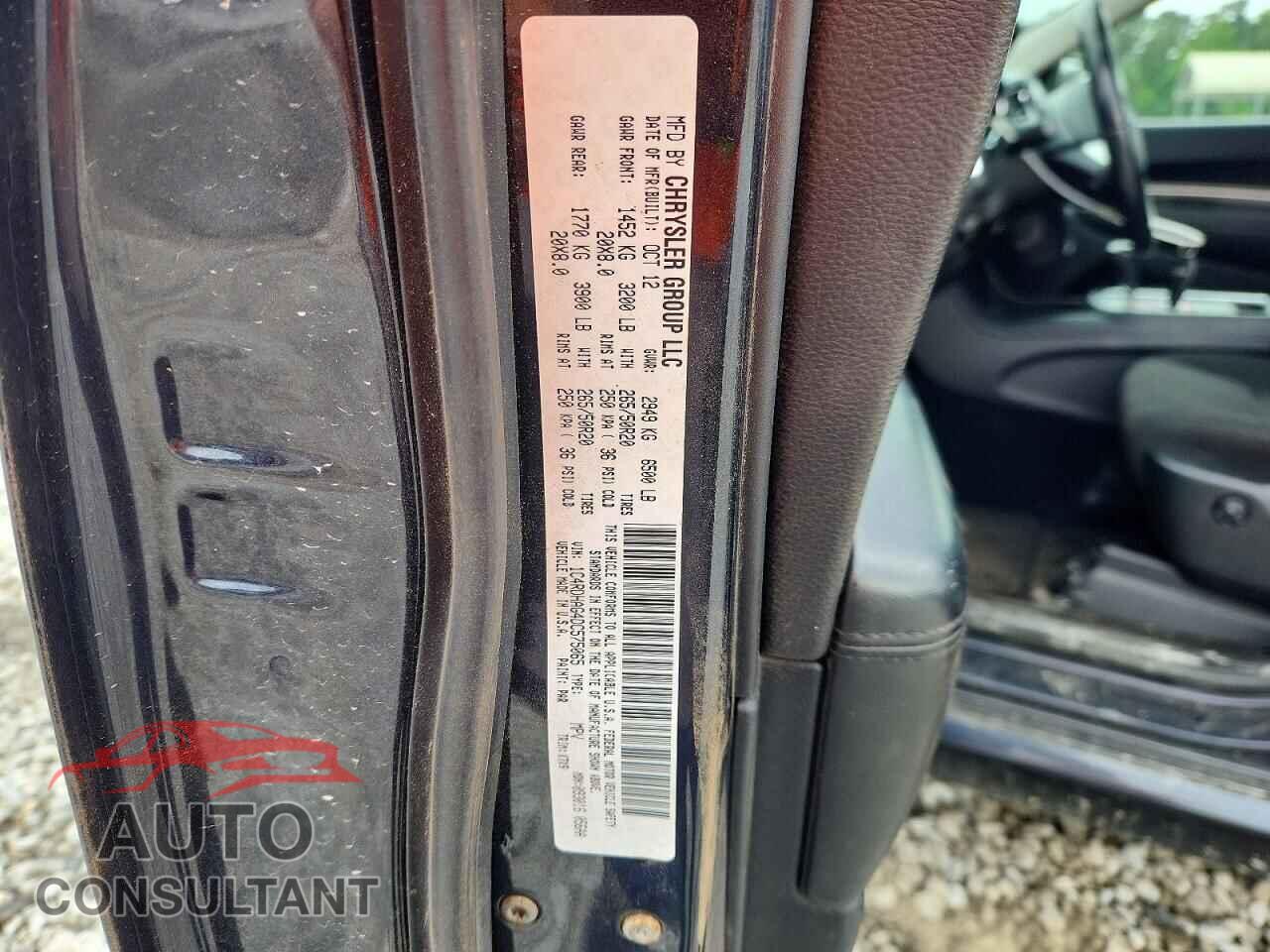 DODGE DURANGO 2013 - 1C4RDHAG4DC575065