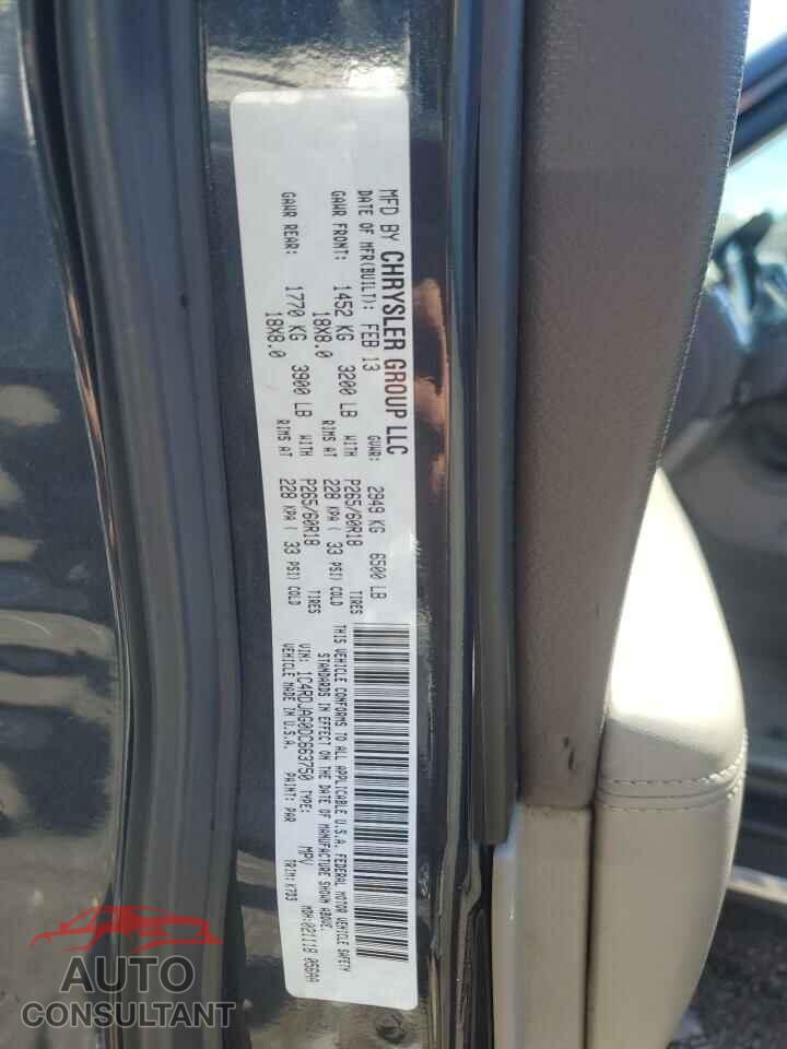 DODGE DURANGO 2013 - 1C4RDJAG0DC663750