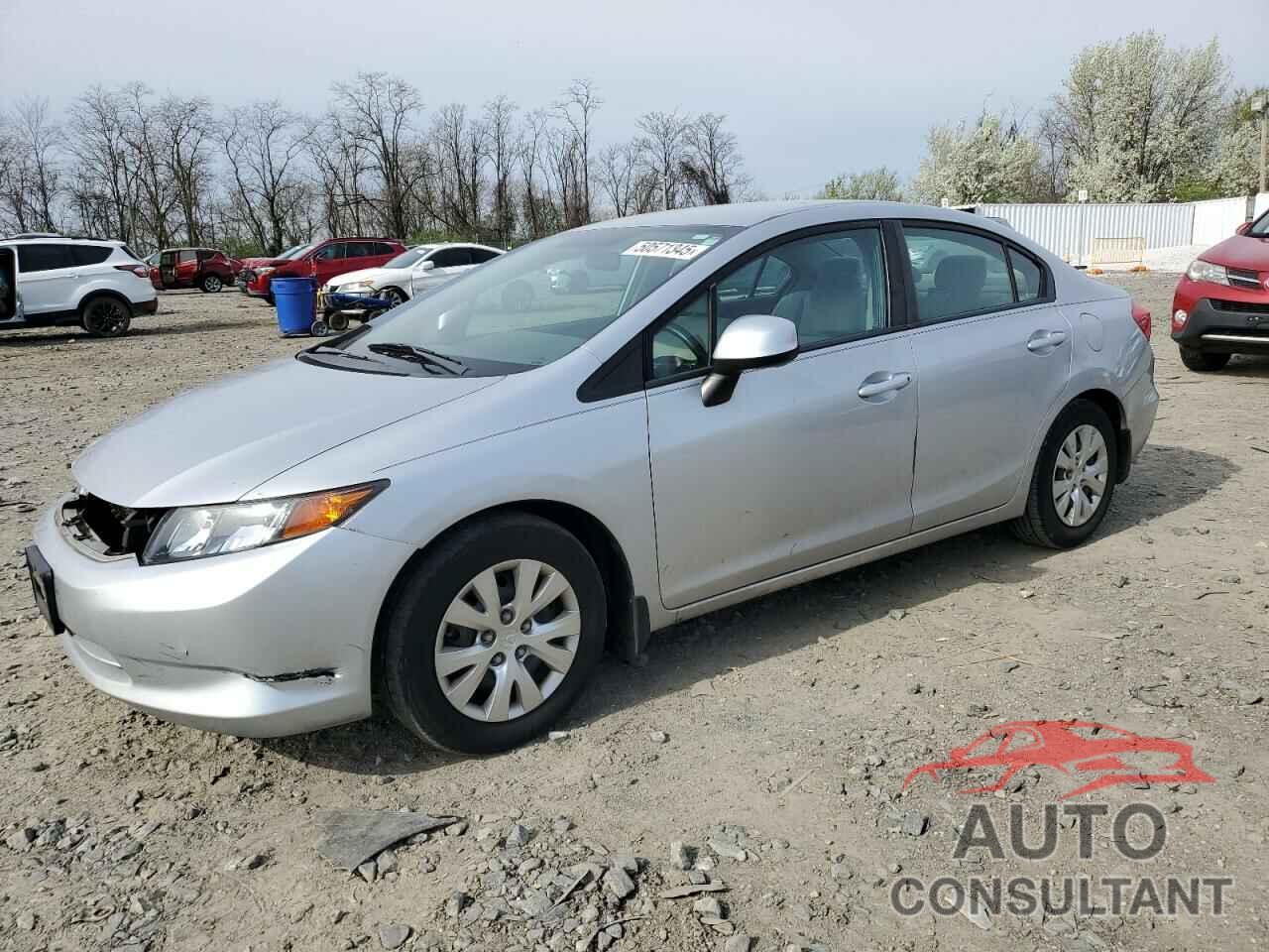 HONDA CIVIC 2012 - 19XFB2F58CE362981