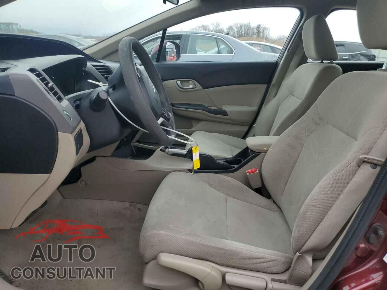 HONDA CIVIC 2012 - 19XFB2F59CE108969
