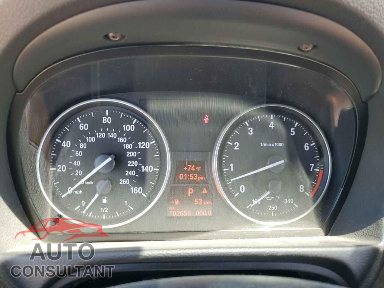 BMW 3 SERIES 2012 - WBADW3C55CE821978