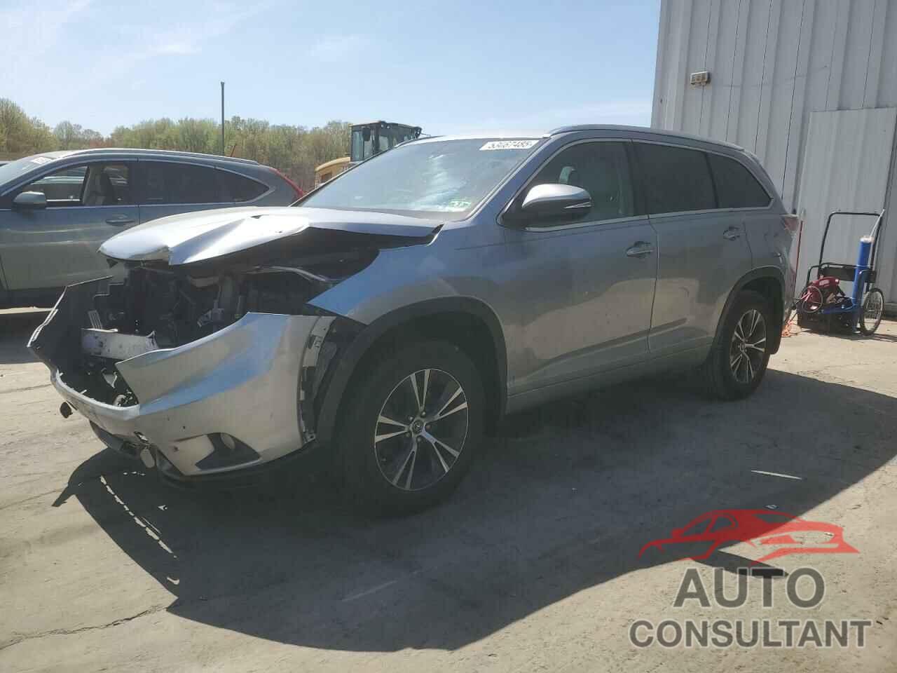 TOYOTA HIGHLANDER 2016 - 5TDJKRFH3GS355302