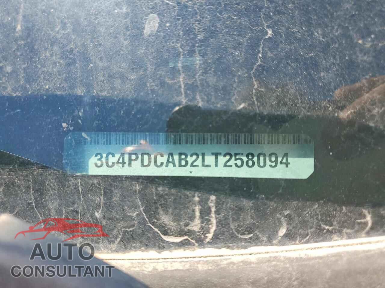 DODGE JOURNEY 2020 - 3C4PDCAB2LT258094