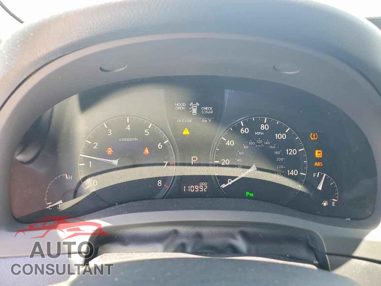 LEXUS RX350 2012 - 2T2ZK1BA6CC083159