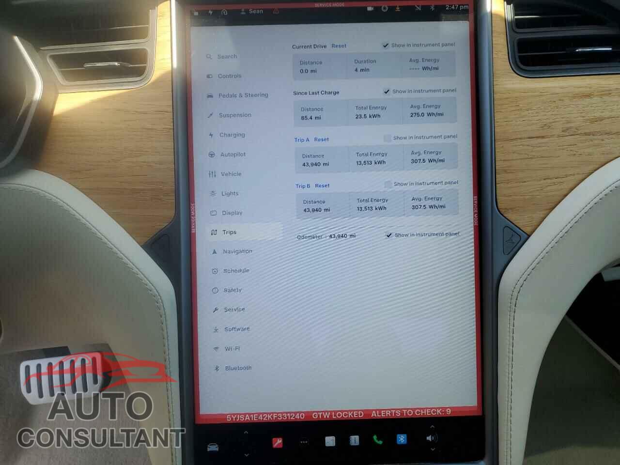 TESLA MODEL S 2019 - 5YJSA1E42KF331240