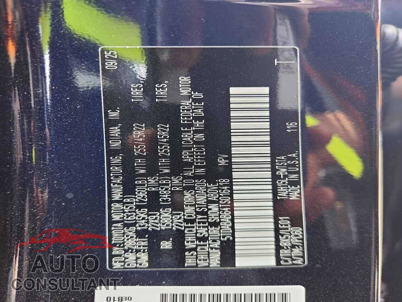 LEXUS UNKNOWN 2026 - 5TDABAB64TS016418