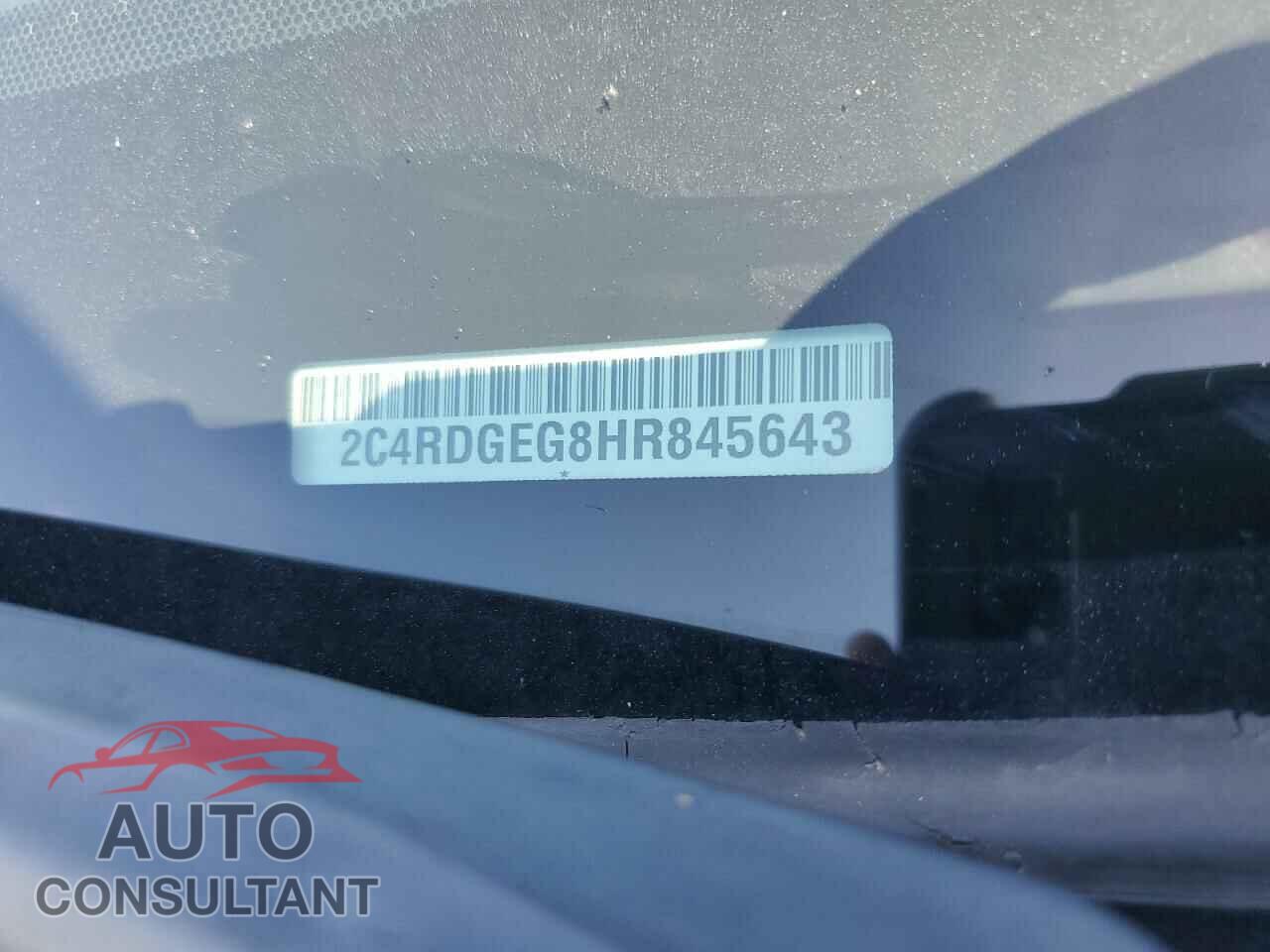 DODGE CARAVAN 2017 - 2C4RDGEG8HR845643