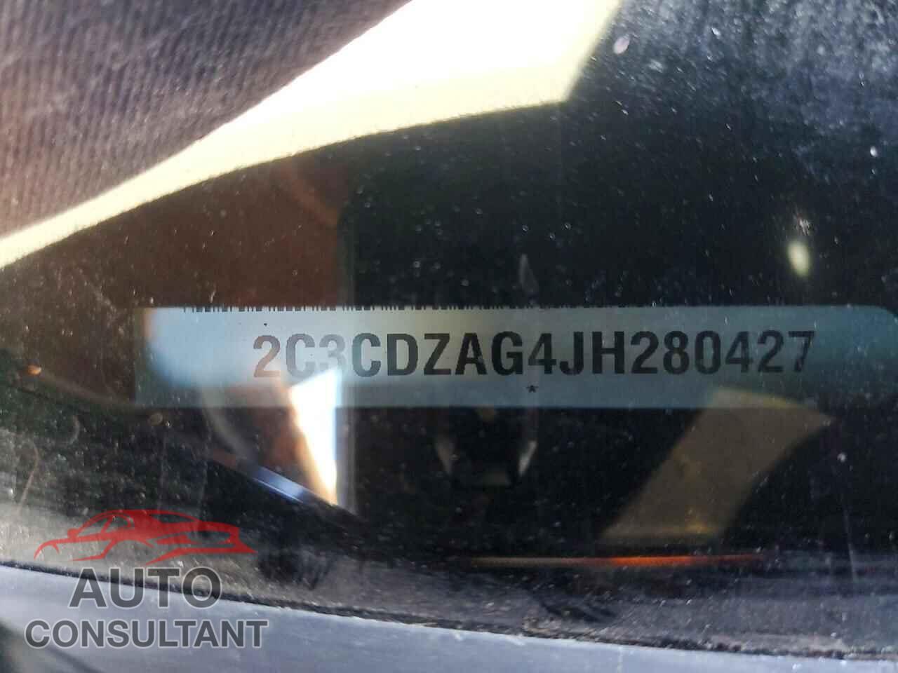 DODGE CHALLENGER 2018 - 2C3CDZAG4JH280427