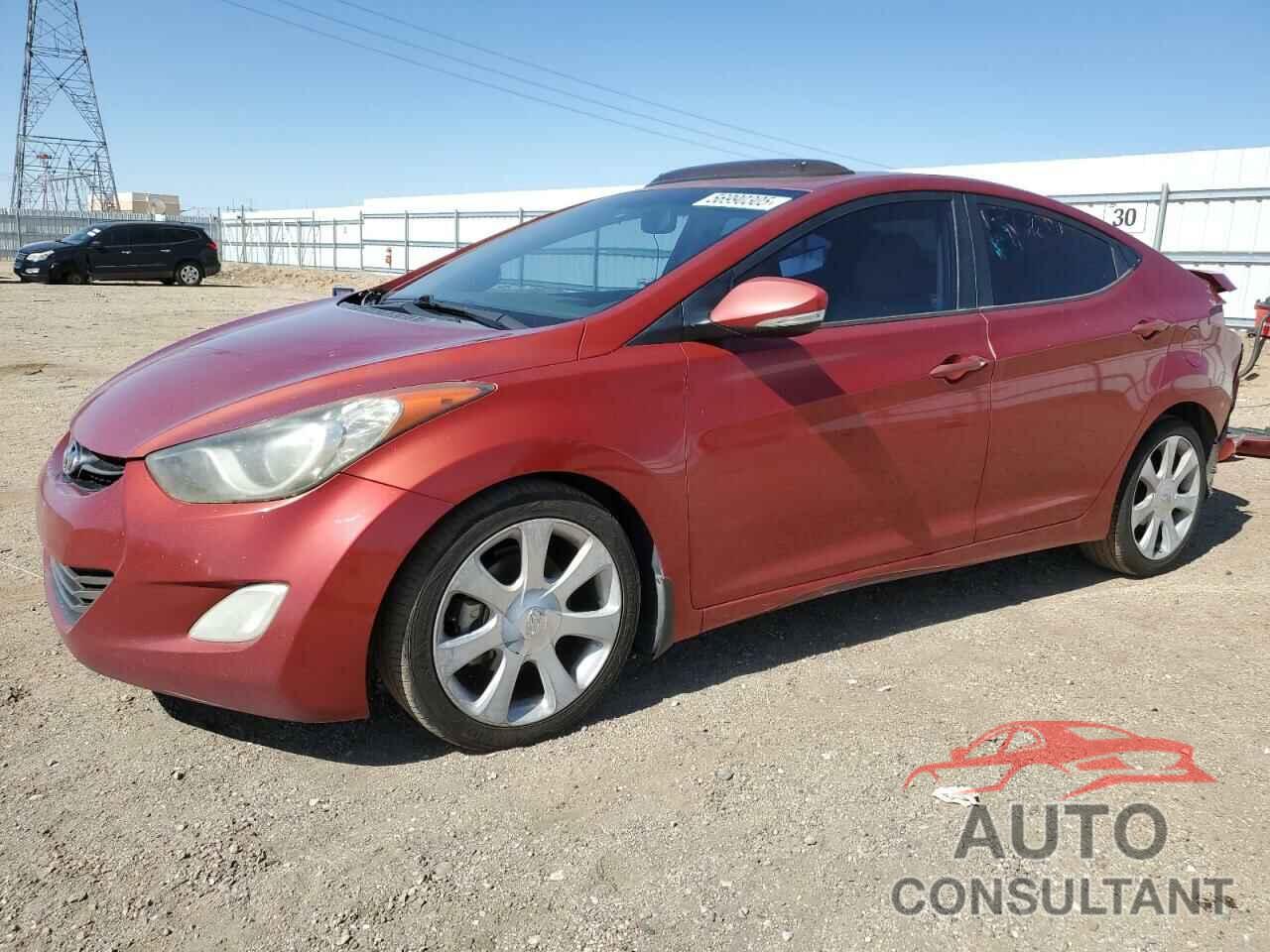 HYUNDAI ELANTRA 2013 - KMHDH4AE8DU515334