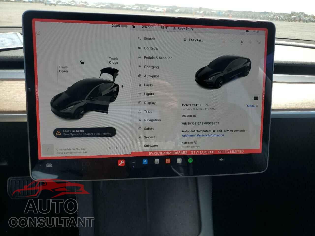 TESLA MODEL 3 2021 - 5YJ3E1EA8MF068852