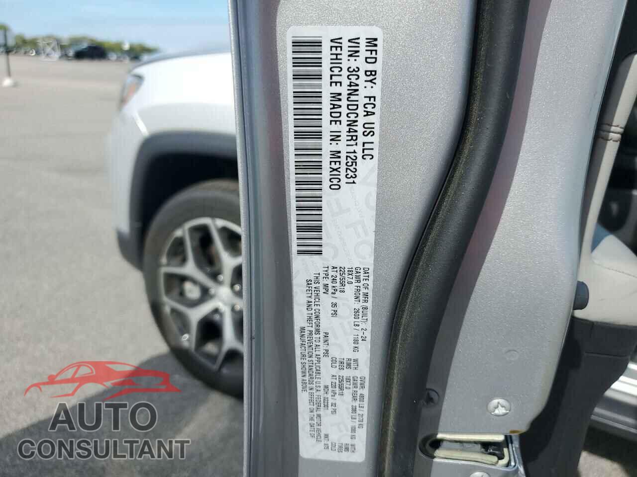 JEEP COMPASS 2024 - 3C4NJDCN4RT125231