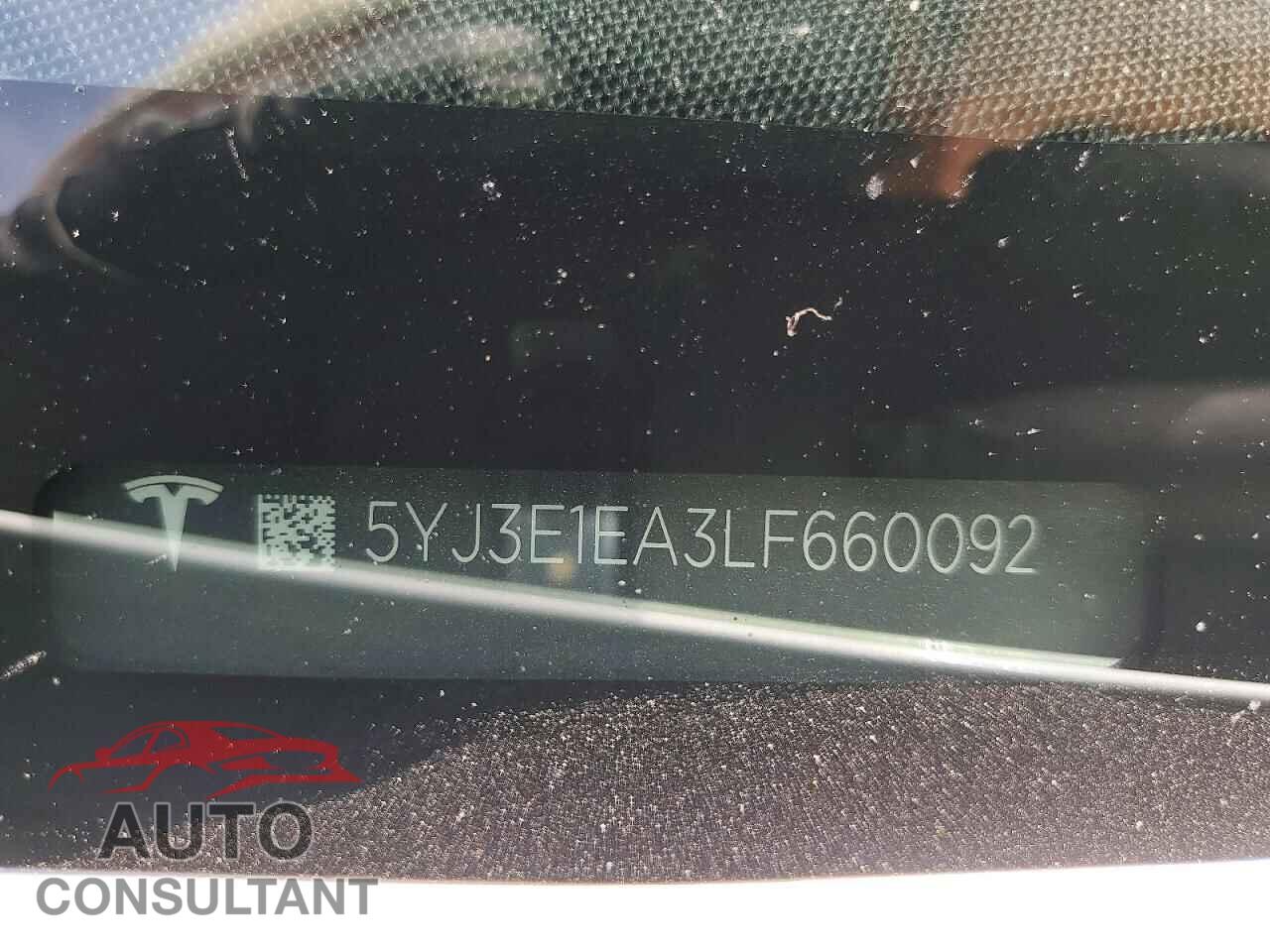 TESLA MODEL 3 2020 - 5YJ3E1EA3LF660092