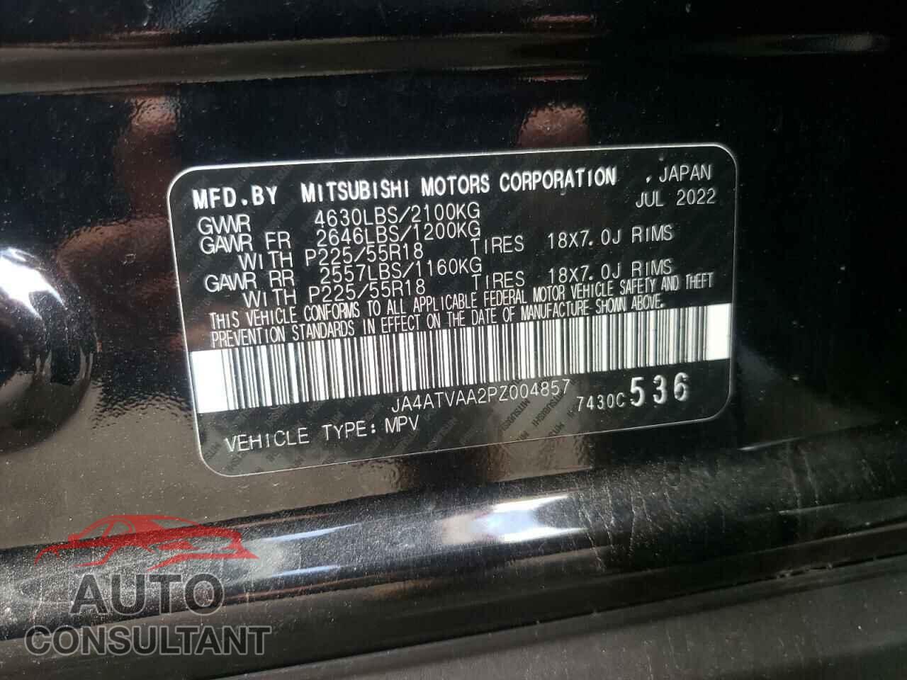 MITSUBISHI ECLIPSE 2023 - JA4ATVAA2PZ004857