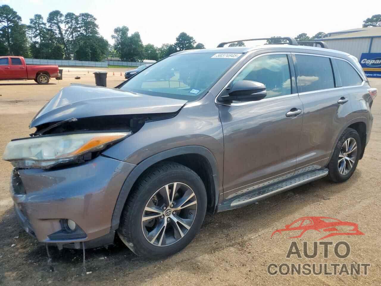 TOYOTA HIGHLANDER 2016 - 5TDKKRFH5GS125944