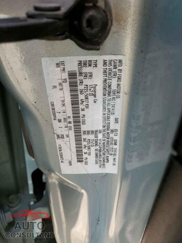 FORD CMAX 2013 - 1FADP5BU8DL531791