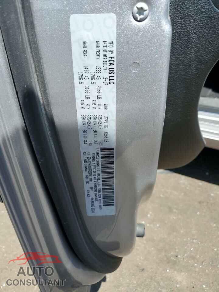 DODGE CARAVAN 2017 - 2C4RDGEG8HR716088