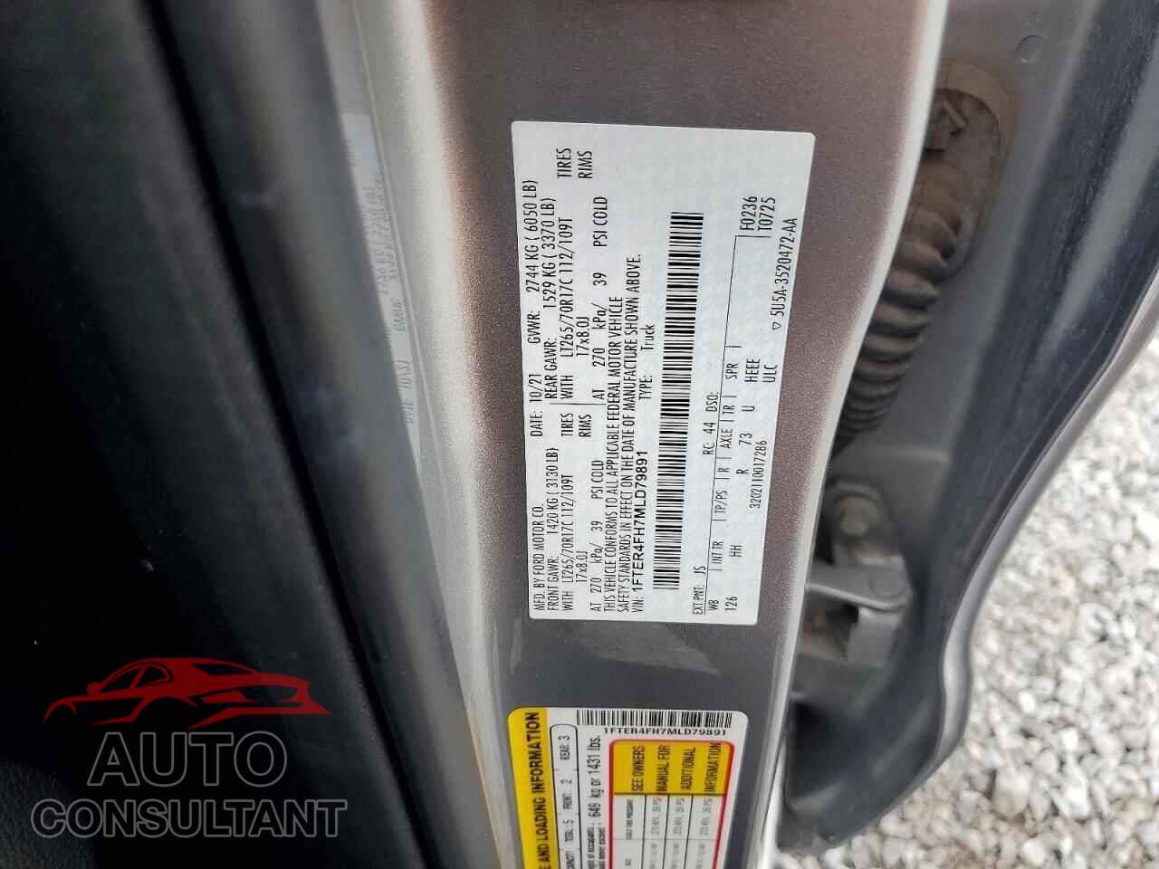 FORD RANGER 2021 - 1FTER4FH7MLD79891