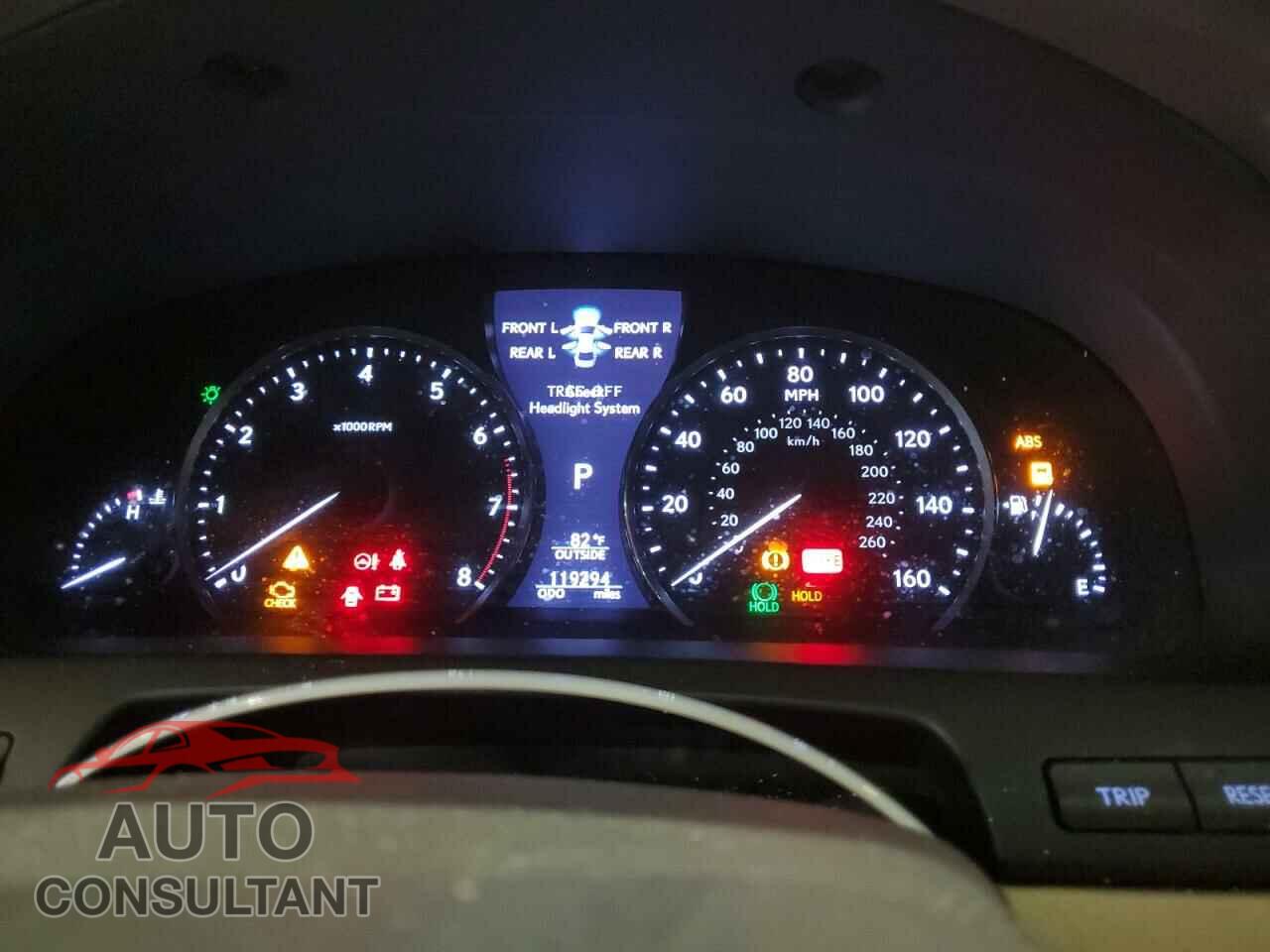 LEXUS LS460 2013 - JTHBL5EF9D5114855