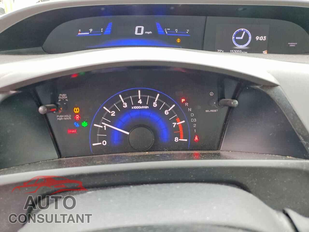 HONDA CIVIC 2012 - 2HGFB2F87CH309415
