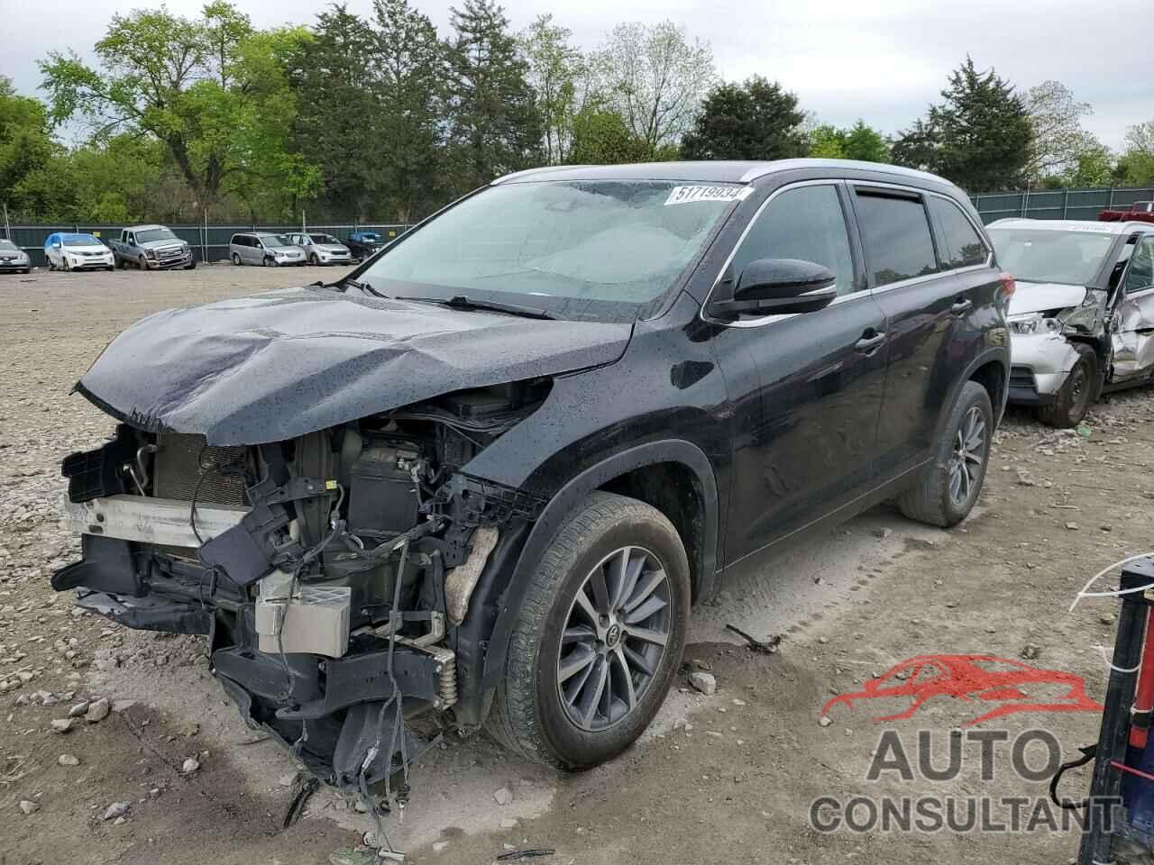 TOYOTA HIGHLANDER 2019 - 5TDKZRFH6KS313117