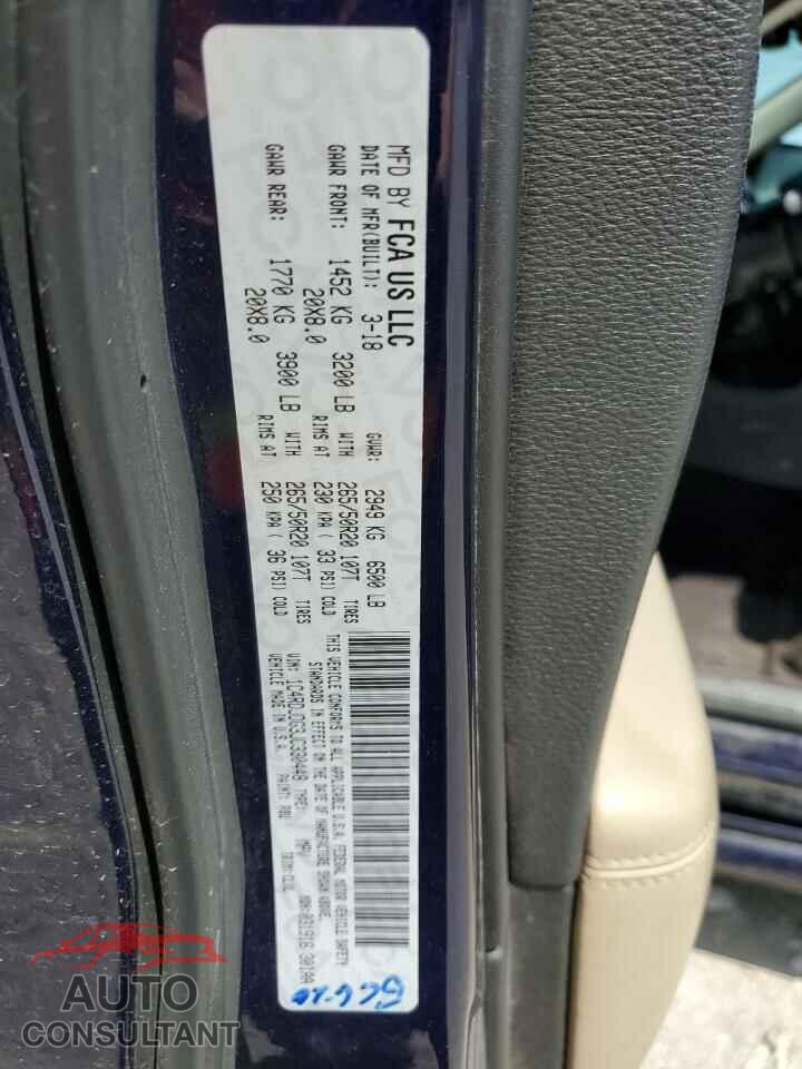 DODGE DURANGO 2018 - 1C4RDJDG3JC330448