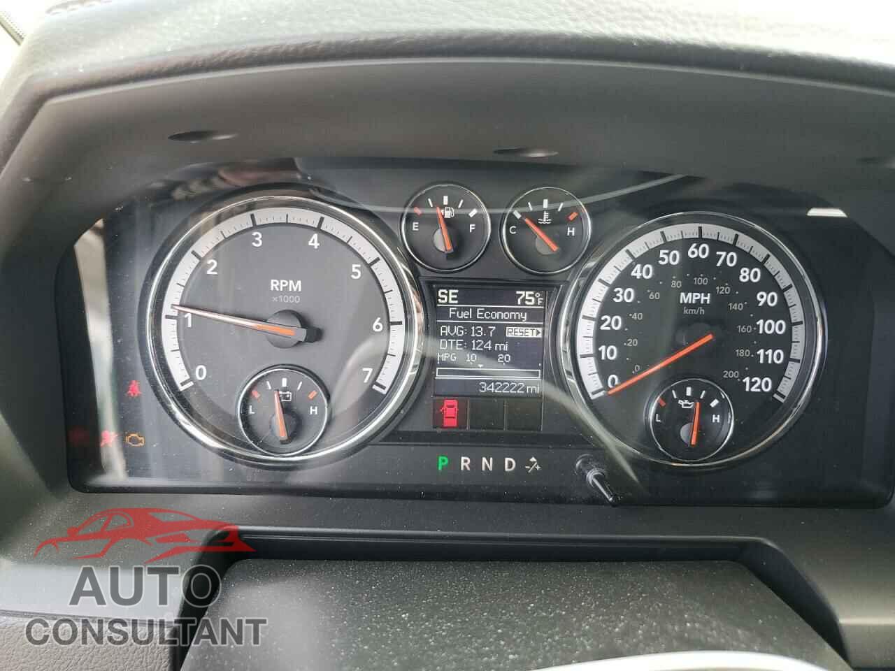 DODGE RAM 1500 2012 - 1C6RD7NT5CS342728