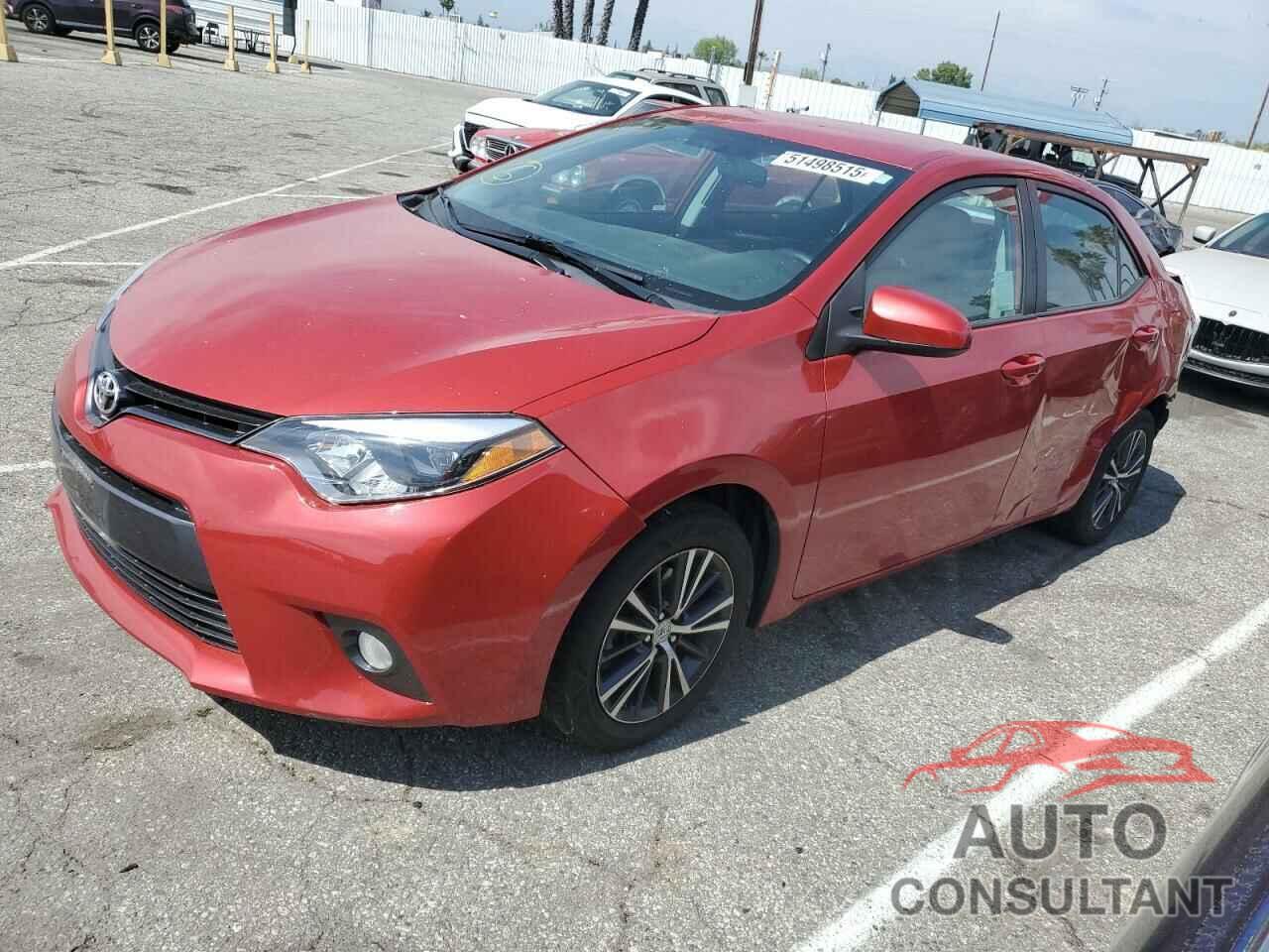 TOYOTA COROLLA 2016 - 5YFBURHE0GP548288